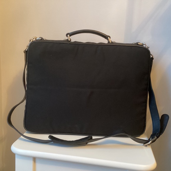 COACH Twill and Leather Trim Laptop Case - RARE - Picture 2 of 8